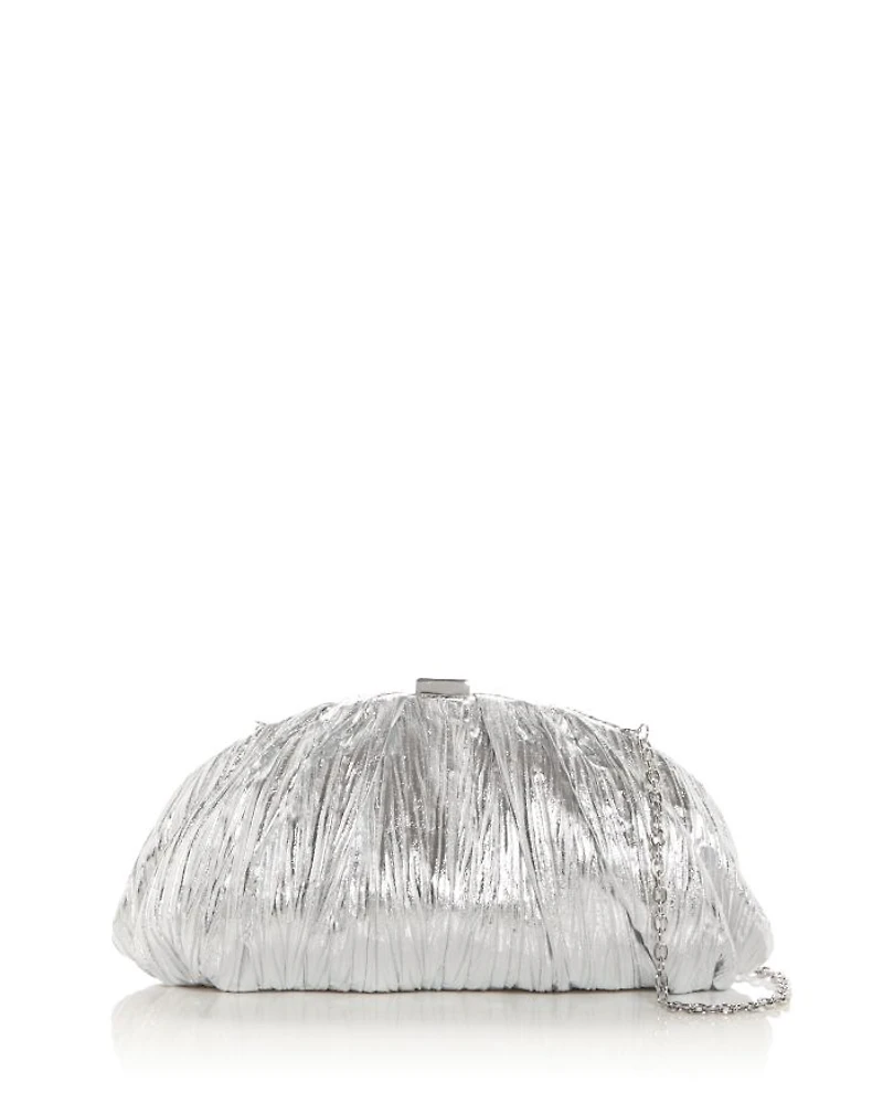 Gathered Pleat Convertible Clutch