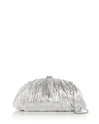 Gathered Pleat Convertible Clutch