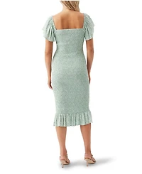 Selma Shirred Dress