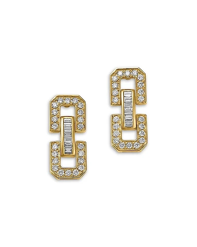 Bloomingdale's Fine Collection Diamond Link Drop Earrings