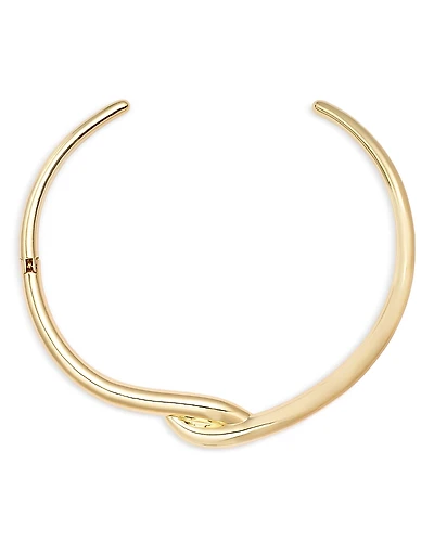 Aqua Structured Twist Collar Necklace, 13.5 - Exclusive