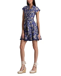 Lucy Cuffed Cap Sleeve Dress