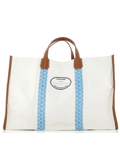 Pre-Owned Goyard Mediterranee Saint-Tropez Reversible Tote Coated Canvas