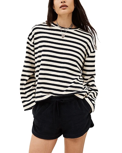 ba & sh Foley Button Shoulder Top