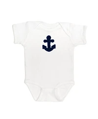 Girls' Anchor Patch Short Sleeve Bodysuit - Baby