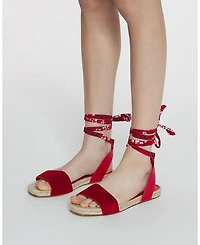 Women's Domra Flat Suede Sandals