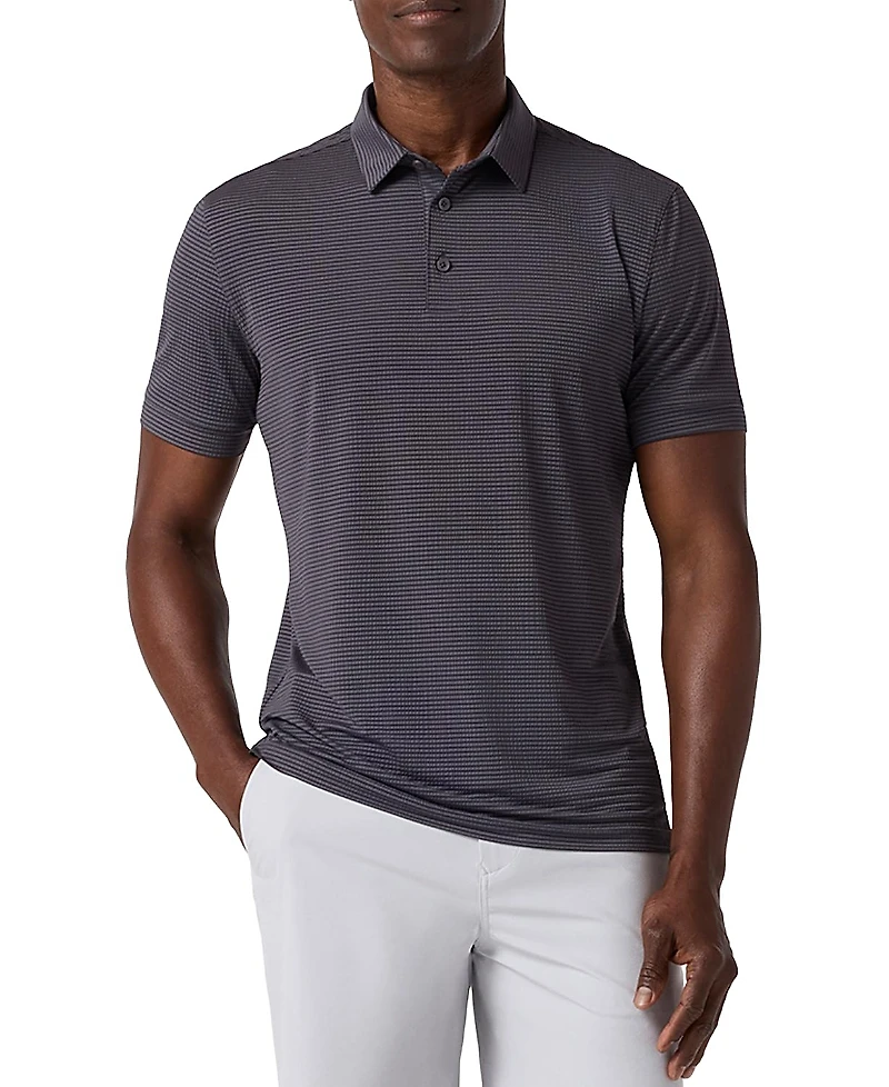 Mizzen+Main Copa Short Sleeve Polo Pewter