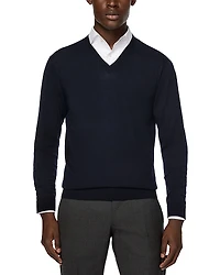 Boggi Milano Merino Wool V-Neck Sweater