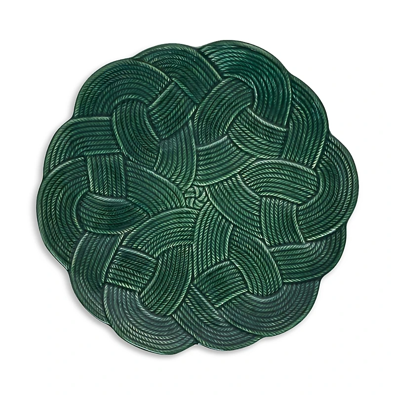 Juliska Le Panier Mystic Knot Charger Platter, Basil