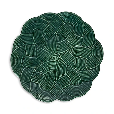 Juliska Le Panier Mystic Knot Charger Platter, Basil