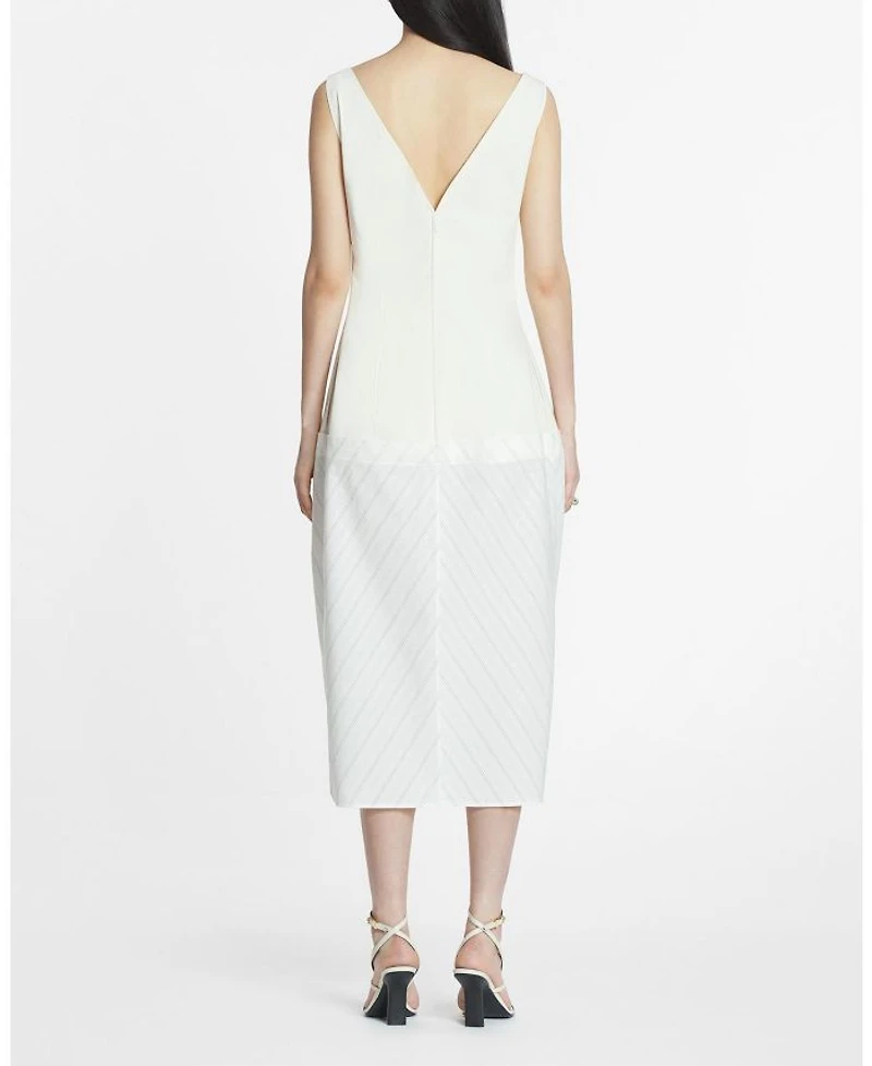 Cotton Peplum Dress