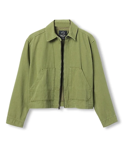 Junk Food Clothing Women's Utility Twill Shacket