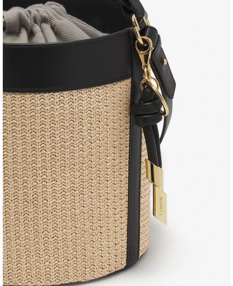 Sequence Raffia Bucket Bag
