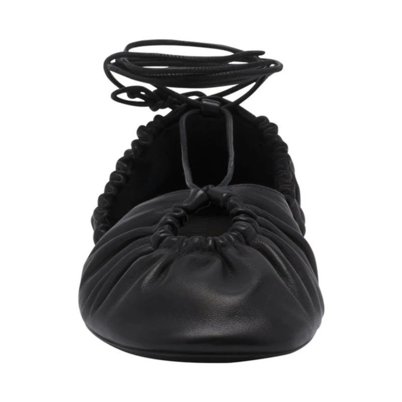 Women's Mesure Lace-Up Leather Ballerina