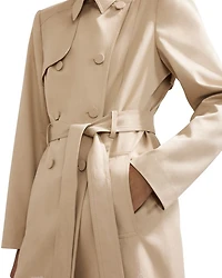 Elm Cutwork Trench Coat