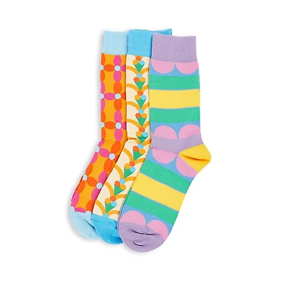 Yinka Ilori Printed Socks, 3 Pairs