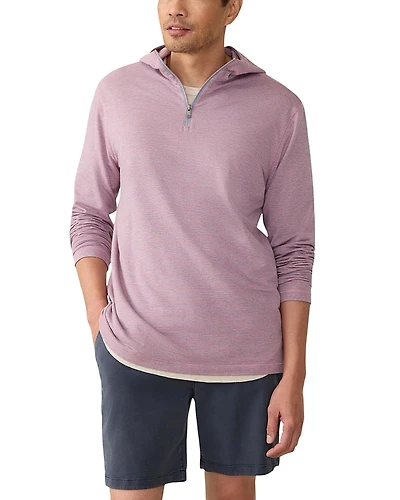 Faherty Movement Quarter Zip Hoodie