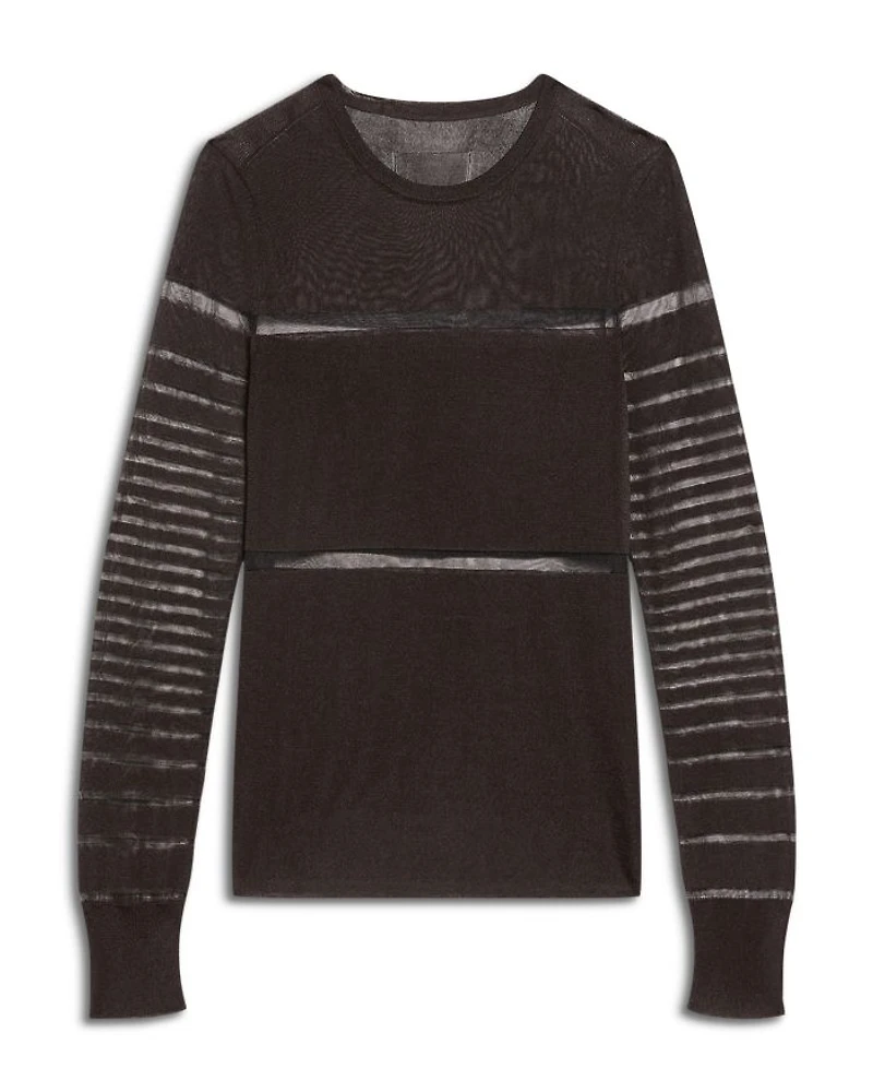 Shadow Striped Long Sweater