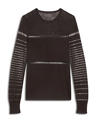 Shadow Striped Long Sweater