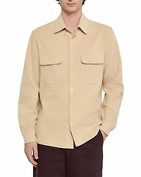 Sandro Relaxed Fit Flannel Overshirt