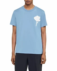 Sandro Layered Flower Tee