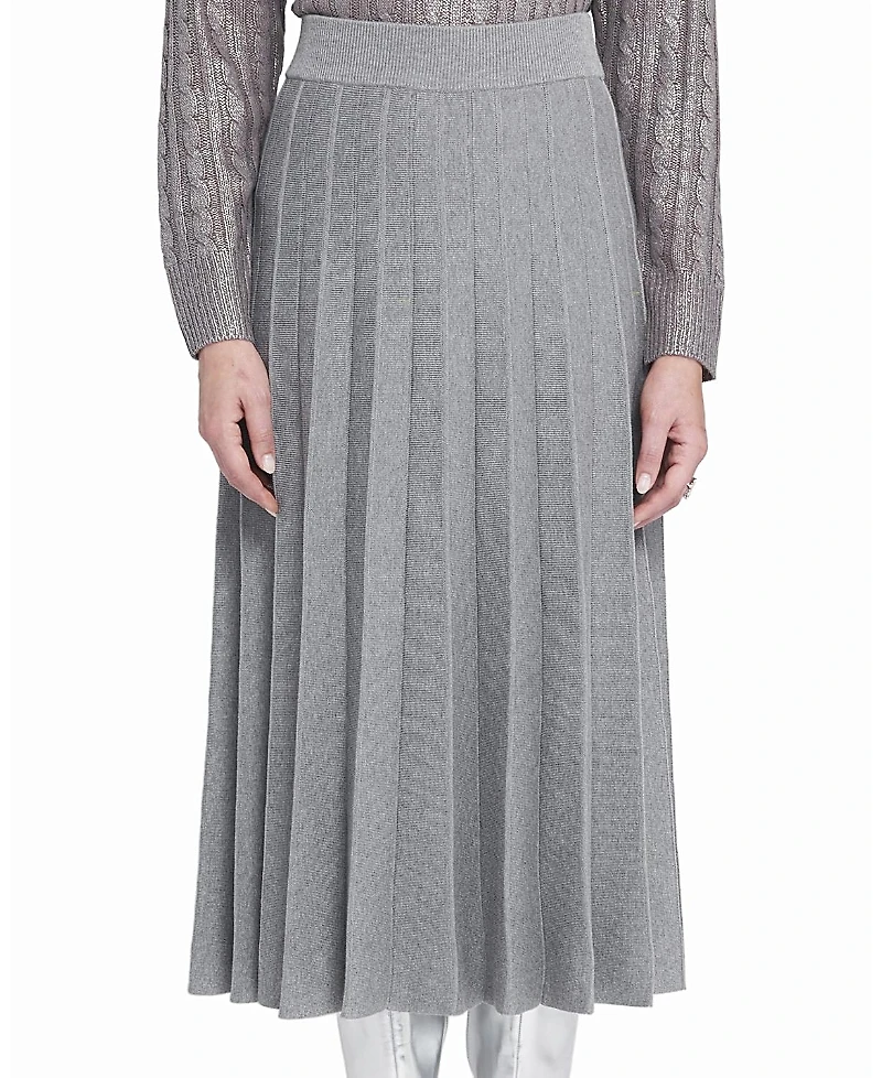 Elle Pleated Sweater Skirt
