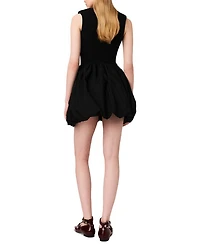 Bubble Hem Mini Dress