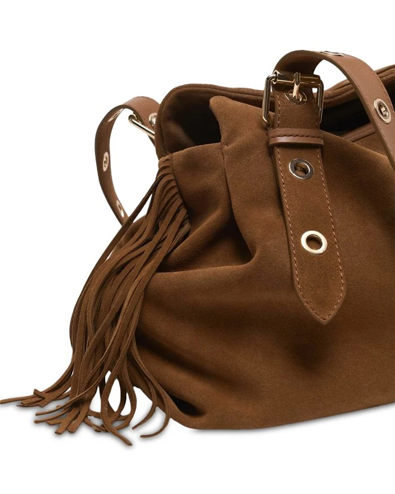 Suede Miss M XL Bag