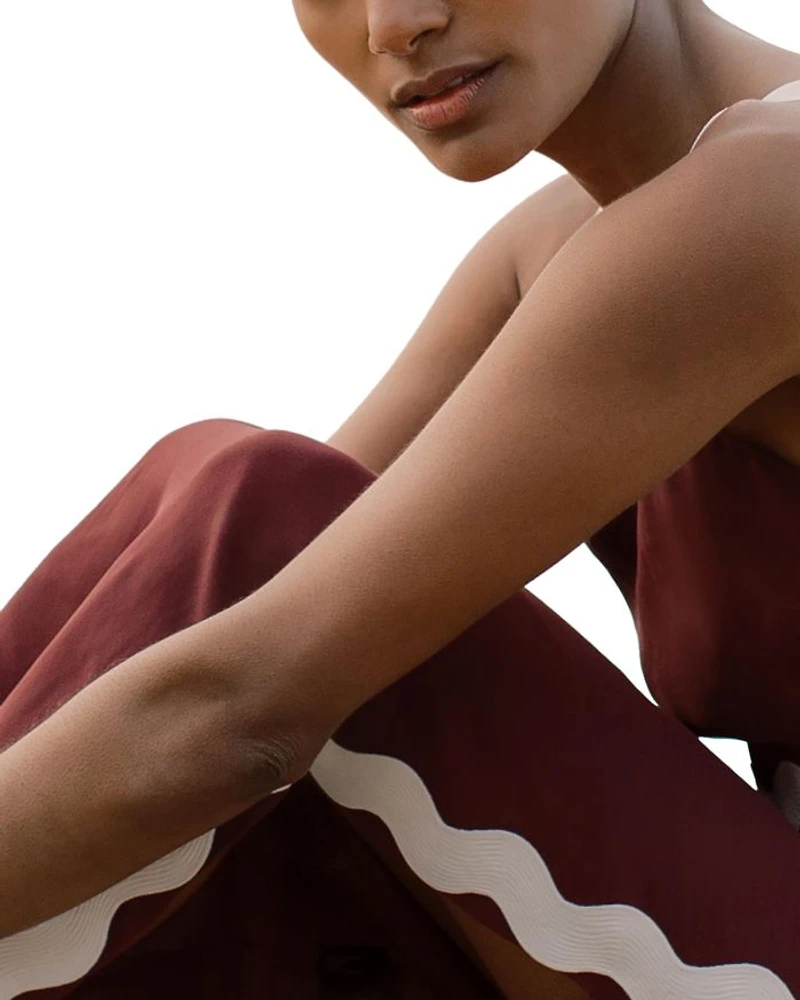 Asher Wave Craft Midi Dress