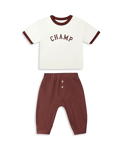 Rylee + Cru Boys' Champ Ringer Tee & Pants Set - Baby