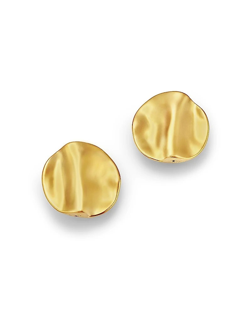 Bloomingdale's Fine Collection Wavy Texture Button Stud Earrings