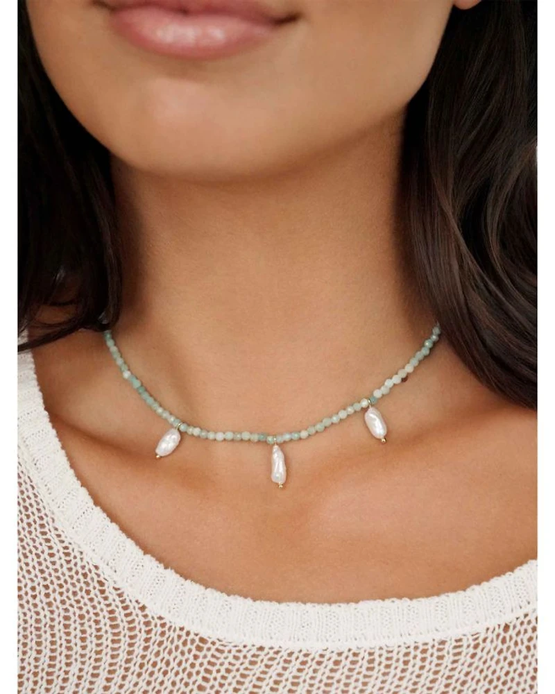 Ibiza Beaded Choker Necklace, 11.75"-17"