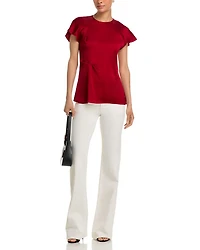 Pleat Detail Top