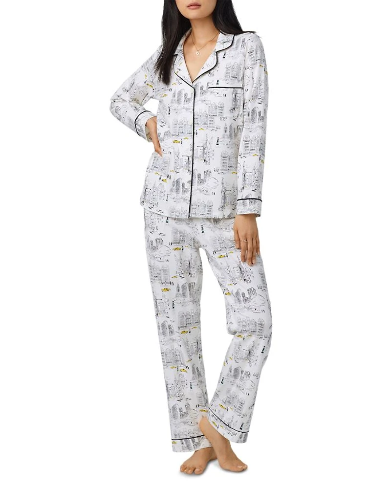 City Print Pajama Set