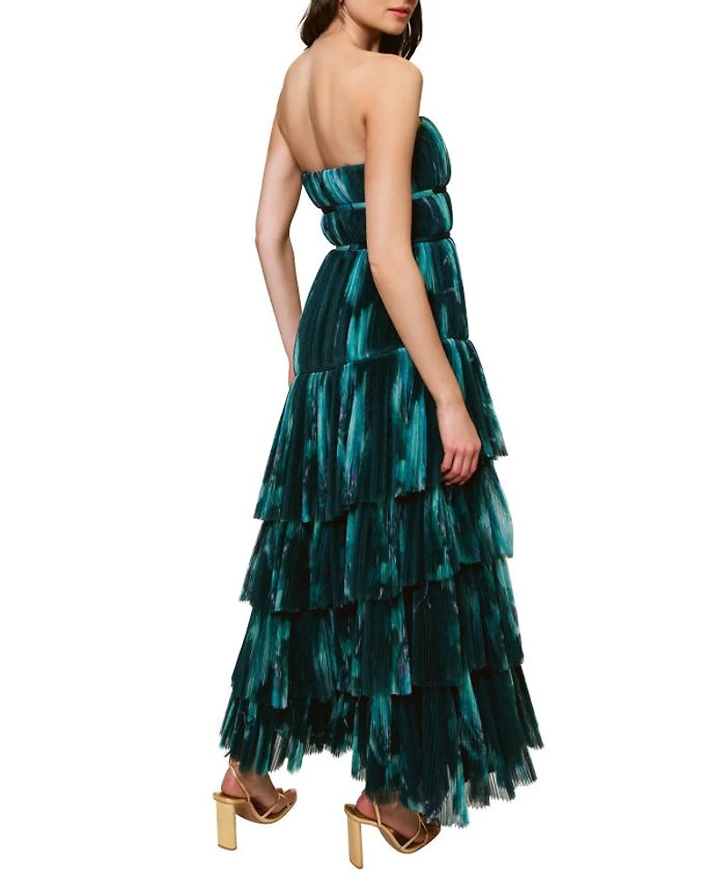 Lanza Strapless Tulle Gown