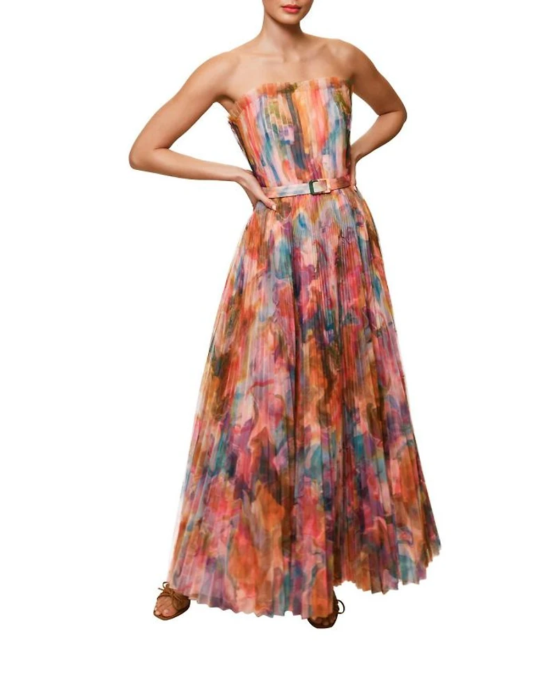 Bromley Strapless Tulle Gown