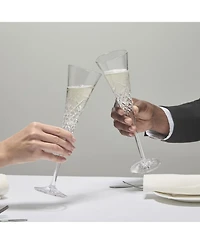 Wishes "Happy Celebrations" Toasting Flutes, Set of 2