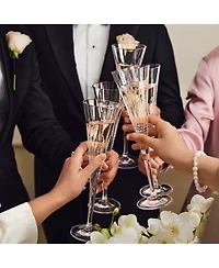 Lismore Diamond Toasting Flute, Set of 2