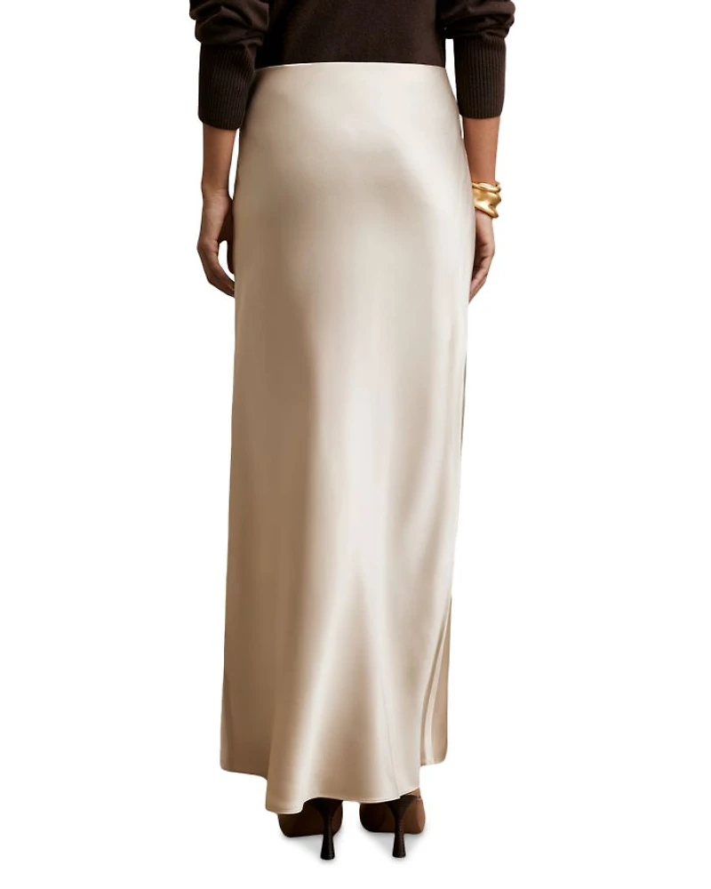 Saskia Silk Slip Skirt