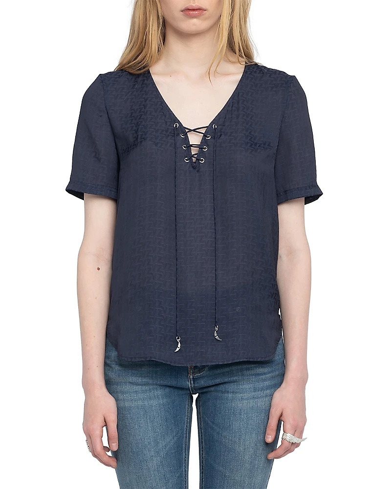 Zadig & Voltaire Terzo Satin Blouse