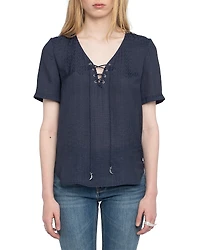 Zadig & Voltaire Terzo Satin Blouse