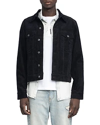 Zadig & Voltaire Bases Velvet Trucker Jacket