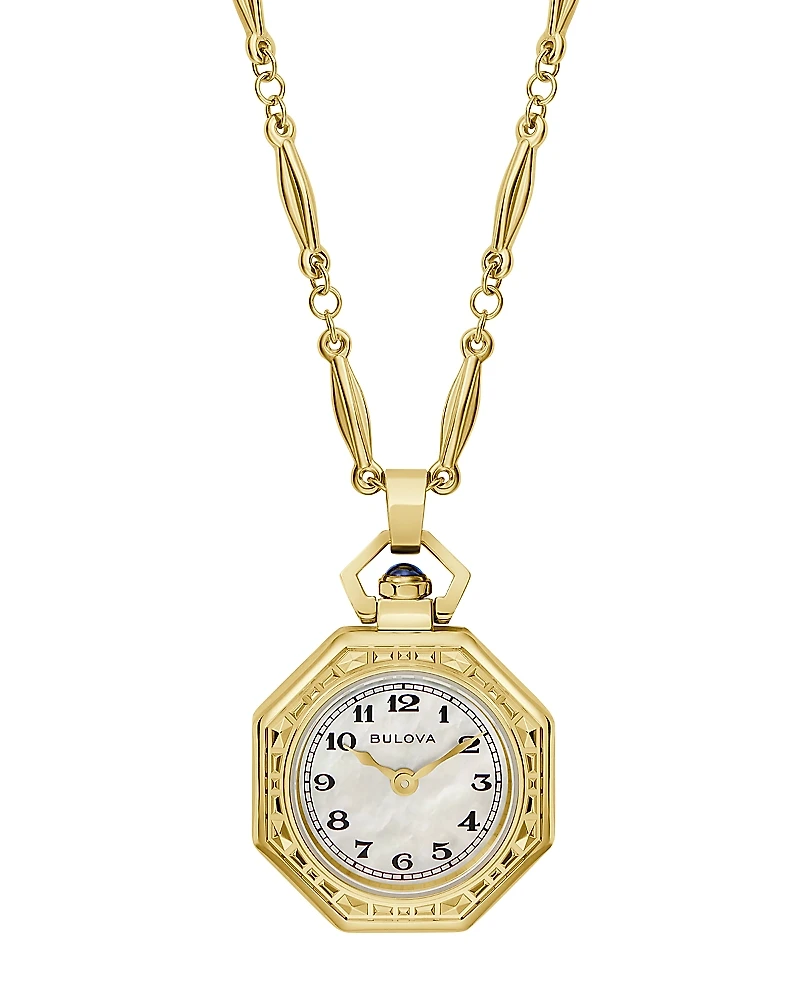 Bulova Limited Edition 150th Anniversary Classic Rubaiyat Pendant Watch, 25.5mm