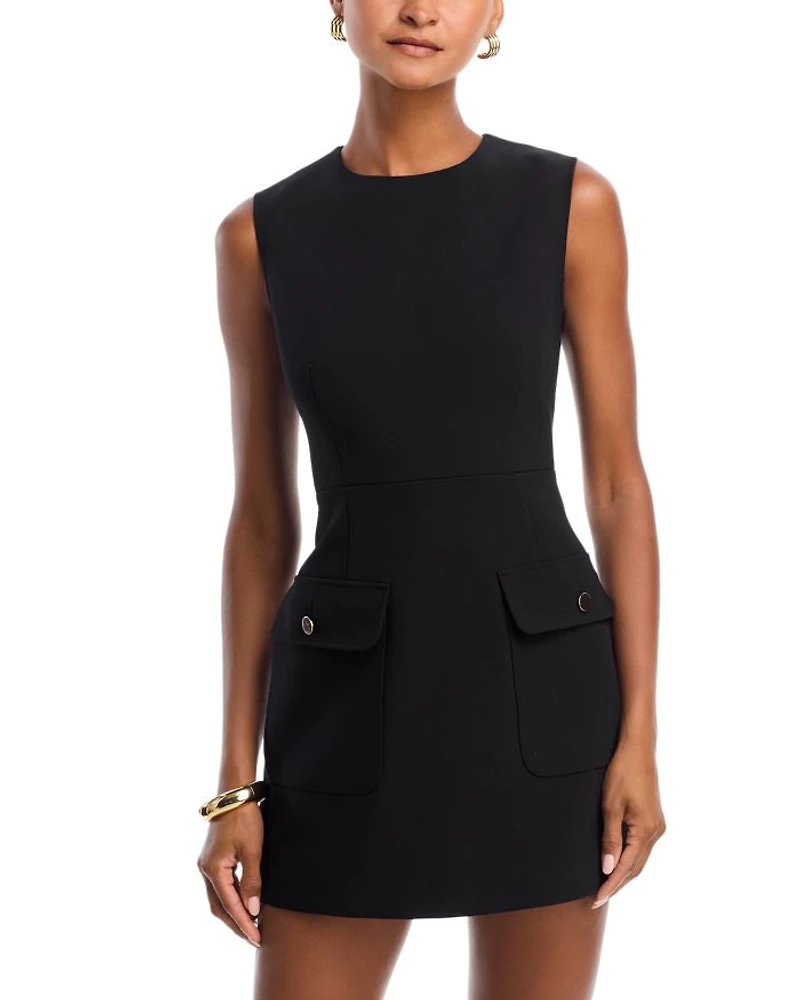 Azra Twill Sleeveless Dress