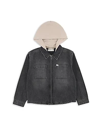 Abercrombie kids Boys' & Fitch Hooded Denim Jacket - Little Kid, Big Kid