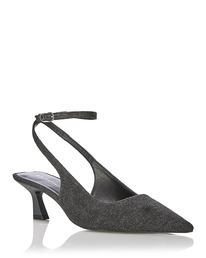 Stuart Weitzman Women's Vinnie 50 Ankle Strap Pumps