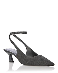 Stuart Weitzman Women's Vinnie 50 Ankle Strap Pumps
