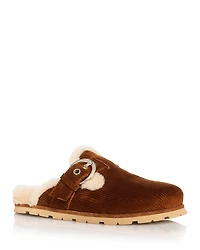 Stuart Weitzman Women's Chrystie Shearling Clogs