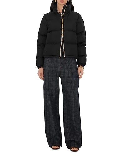 Ambleside Check Trim Puffer Jacket
