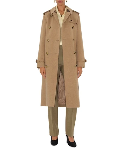 Long Cashmere Kensington Trench Coat